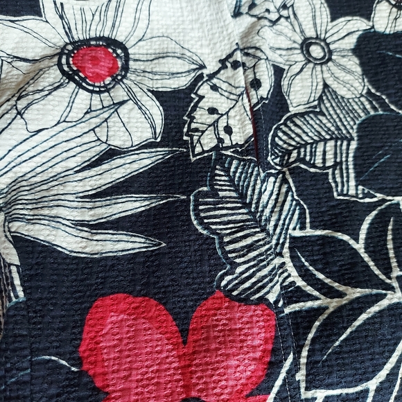 Summery retro jacket, floral cotton - Picture 4 of 7